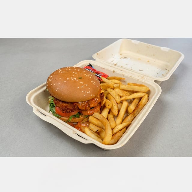 Lamb Kebab Burger.