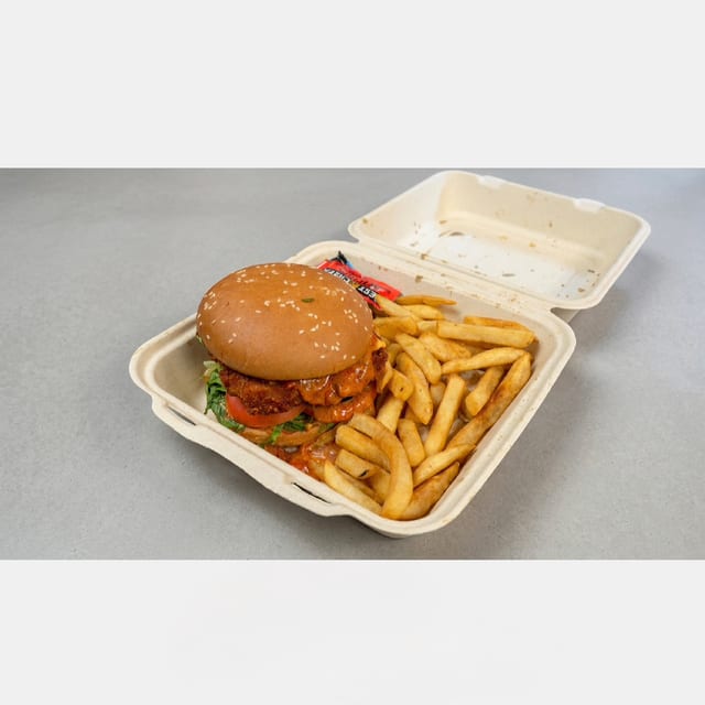 Chicken Kebab Burger.