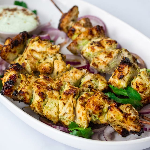 Chicken Malai Tikka.